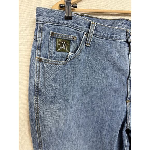 Cinch Jeans Men's Size 42 x 34 Denim 5 Pocket Western Work Jeans Distressed - Picture 3 of 15